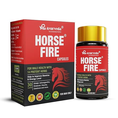 Horse Fire Capsule, Strength & Stamina Booster For Men Wellness (Pack of 30 Capsules)