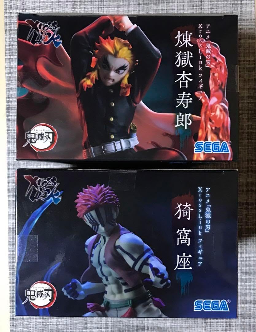 鬼滅の刃 猗窩座 煉獄杏寿郎フィギュア 2体セット