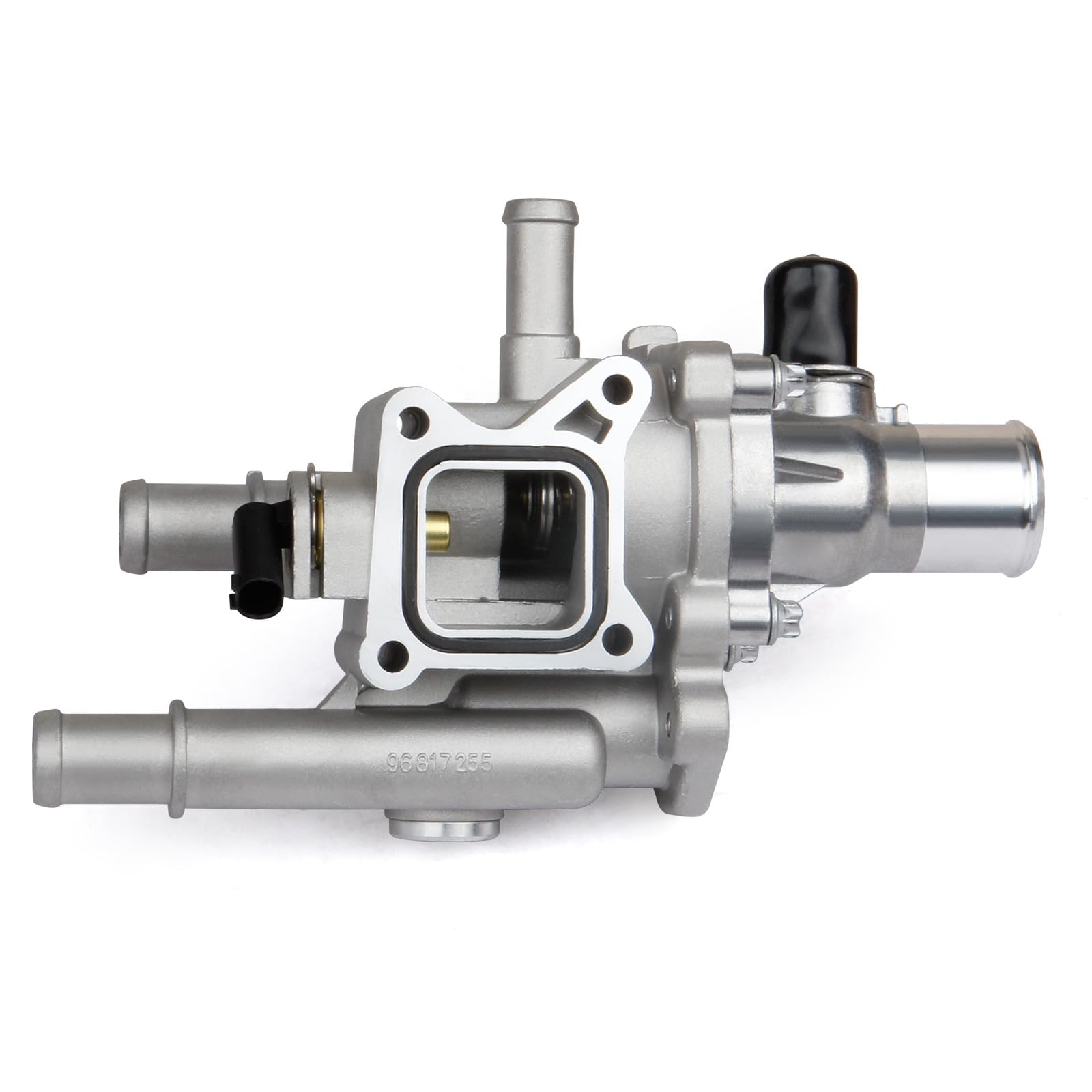 Upgrade Aluminum Thermostat Housing Assembly Replacement for 2011-2016 Chevrolet Cruze 2012-2018 Chevrolet Sonic Replaces Parts 902-033 25192228 55564890 55577284