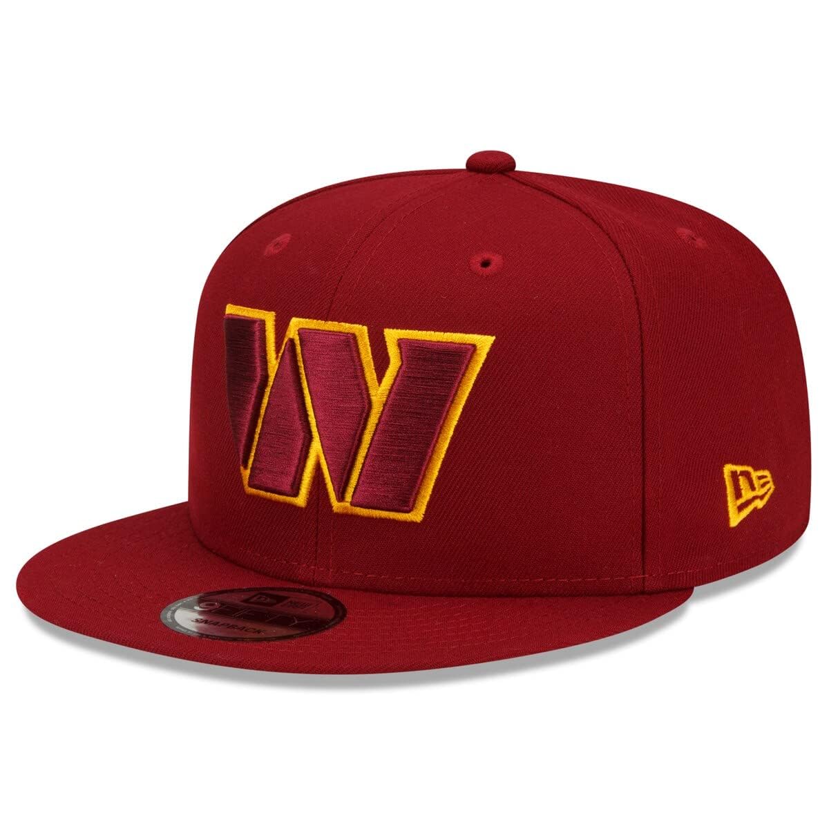 New Era Men's Washington Commanders - Red Nfl 9Fifty Team Color Adjustable Snapback Hat Cap - One Size, One Size