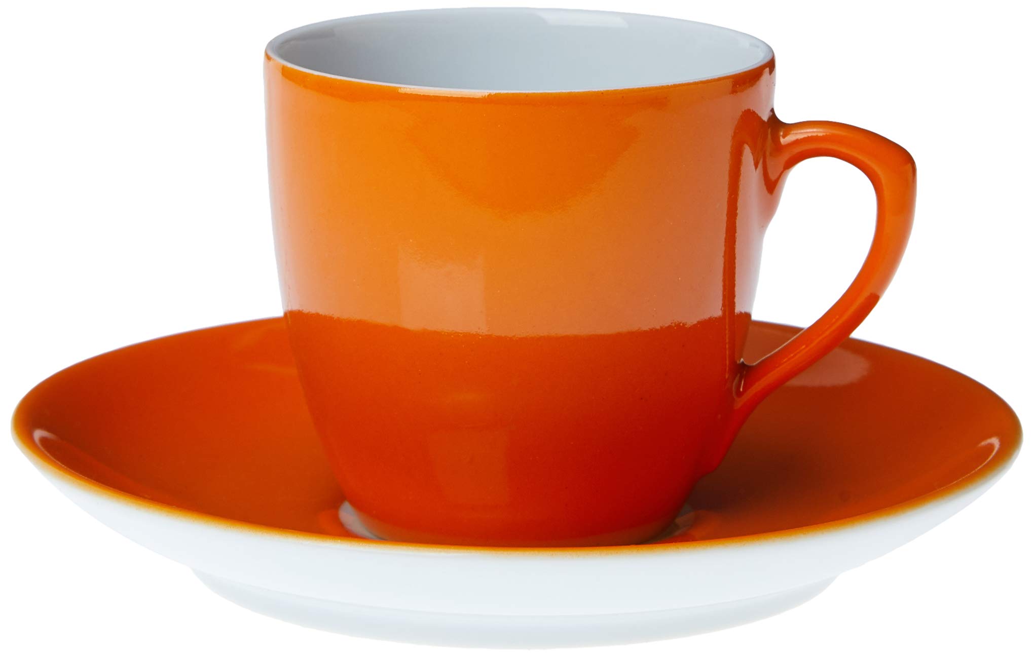 Coffee Cup With Saucer, Colours, Orange, Vista Alegre : Amazon.co