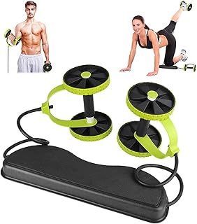 Bhajan Home Gym Ab Roller Multifunctional Wheel Fitness Equipment, for Men & Women Abdominal Muscle, Body Shaping, Slimming Resistance Waist Expander Exerciser Workout (Gym Fitness Trainer Machine)-picture-11