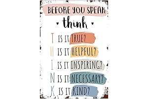 LYXDS Think Before You Speak Poster