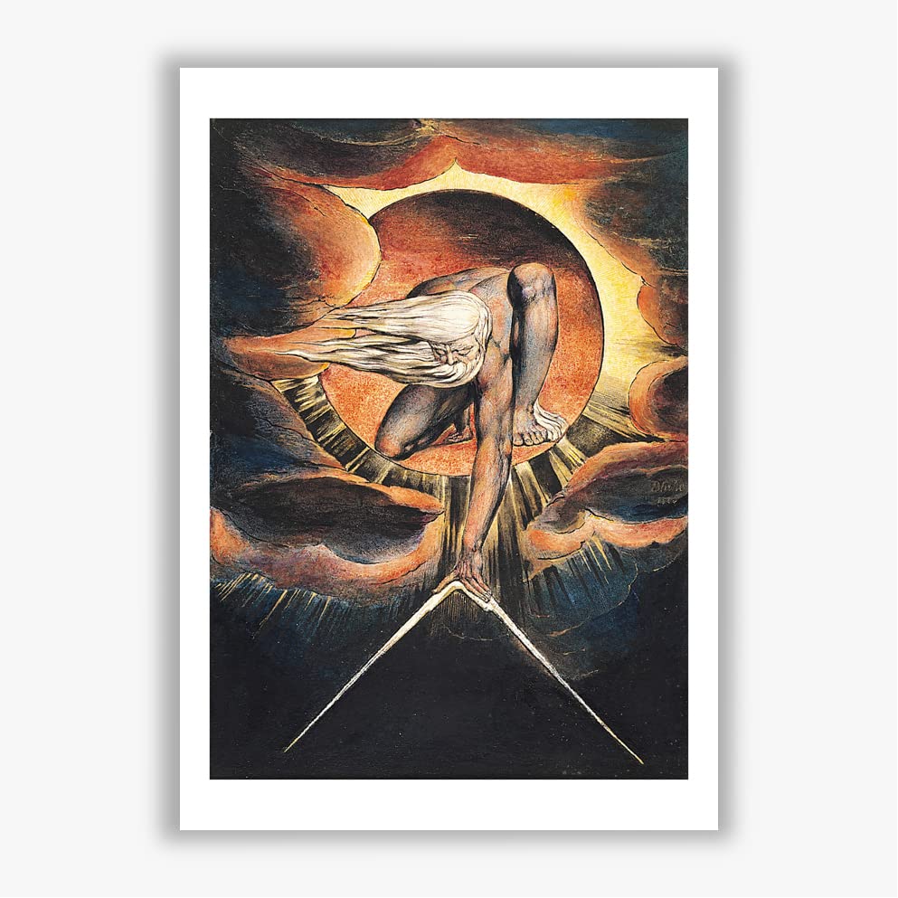 Impression murale The Ancient of Days de William Blake poster giclée format petit - 2