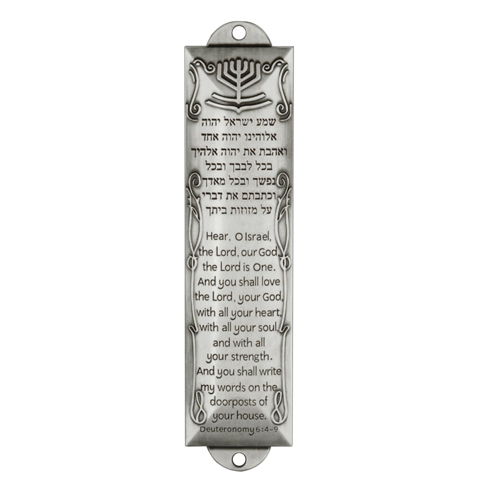 matumou Door Mezuzah Rustproof Resistant Metal Jewish Mezuza Plaque Door Window Decoration Blessing Gift