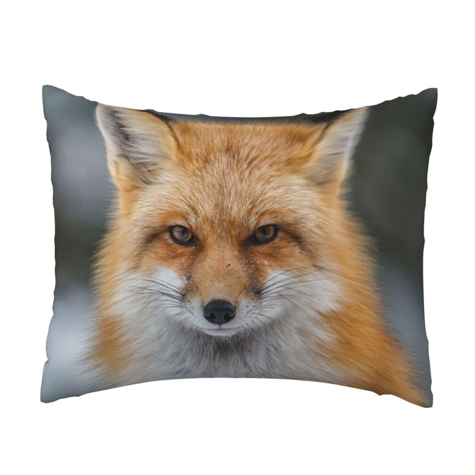 WSHFFILO fox printed Pillow Case 20x26in Decorative pillowcase Throw Pillow Cover
