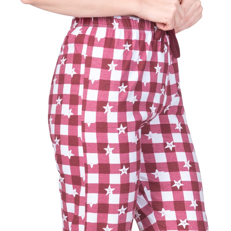 Image of Real Basics Women's Cotton Printed Pajamas Pack of 1