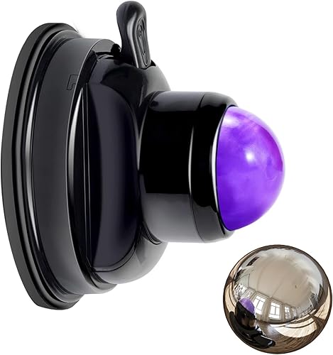 Rodillo de bola de masaje montable, soporte de pared para masajeador de espalda y cuello, bola de punto de gatillo para recuperación muscular de