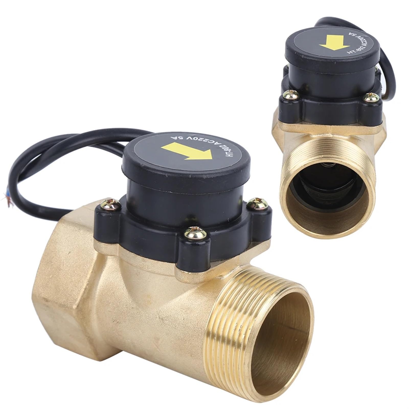 HT-802 Sensor de bomba de agua de 220V, Sensor de bomba de agua, interruptor de Control automático de presión electrónica de latón, hilo femenino G1 de 5 pulgadas