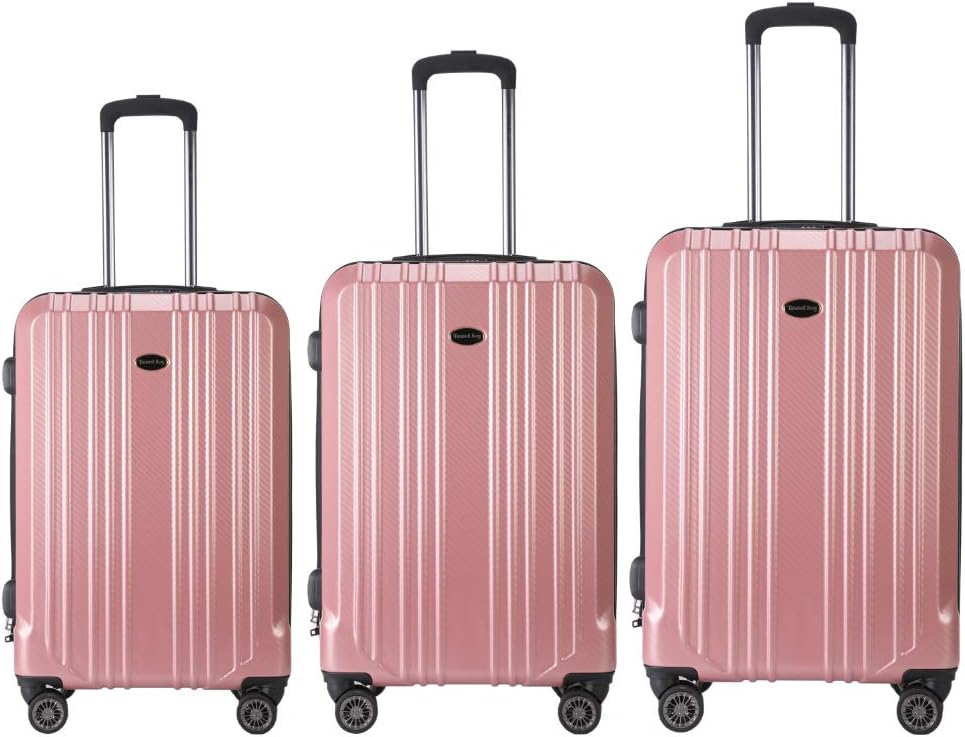 TECOEASE Lightweight Suitcases, Expandable Luggage Set