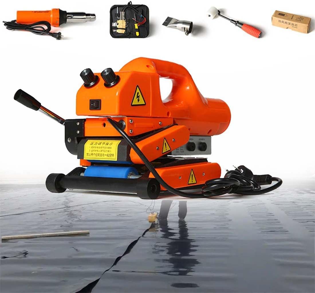 Geomembrane Welding Machine, Plastic Membrane Hot Wedge Welder Tool Kit for Sealing Welding PVC EVA PE HDPE PP Film Welding Machine Plastic Welder
