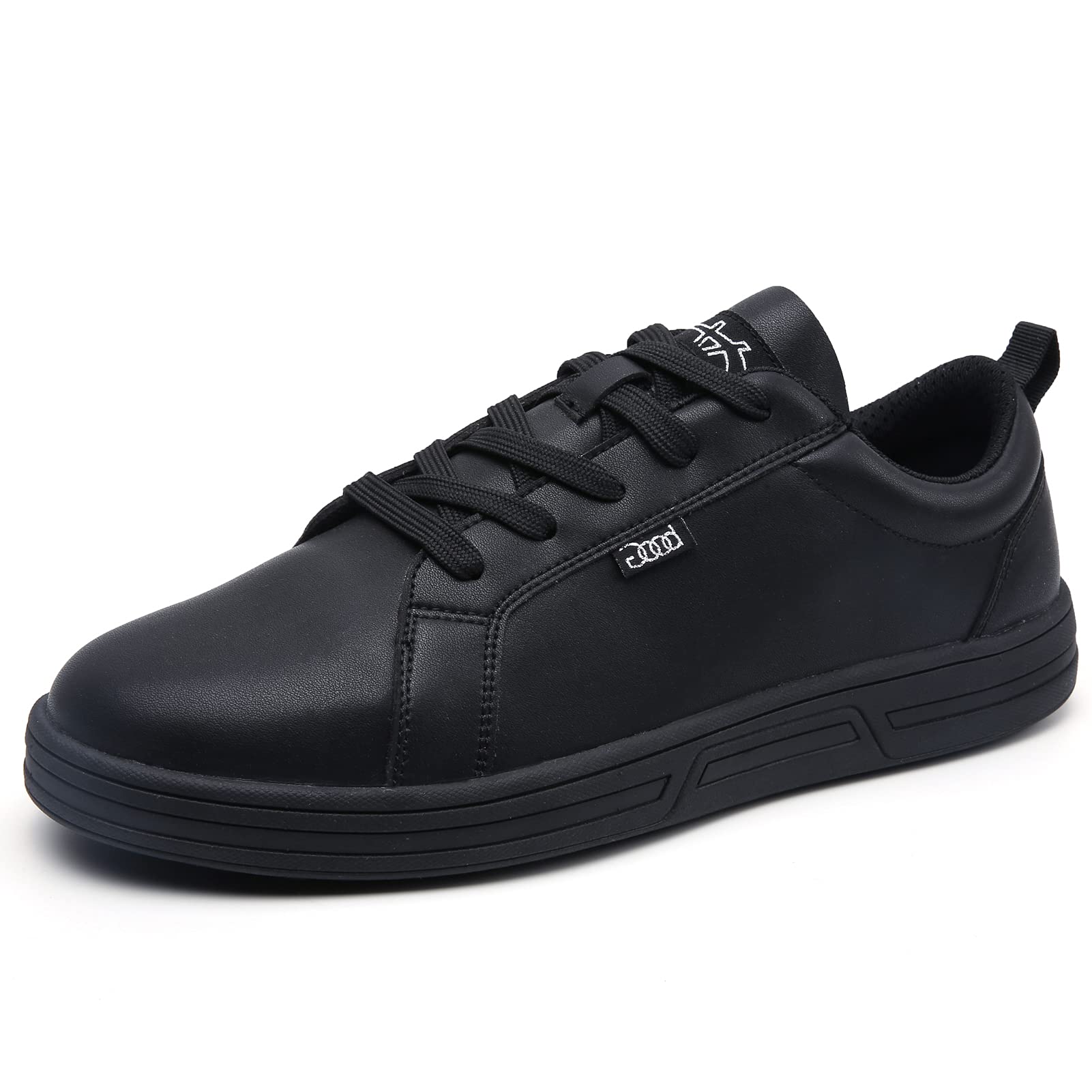 LMQLZHYC Men's and Women 'S Non Slip Work Shoes Slip Resistant Food Service Shoes Chef Shoes Nursing Shoes Size 7 Black