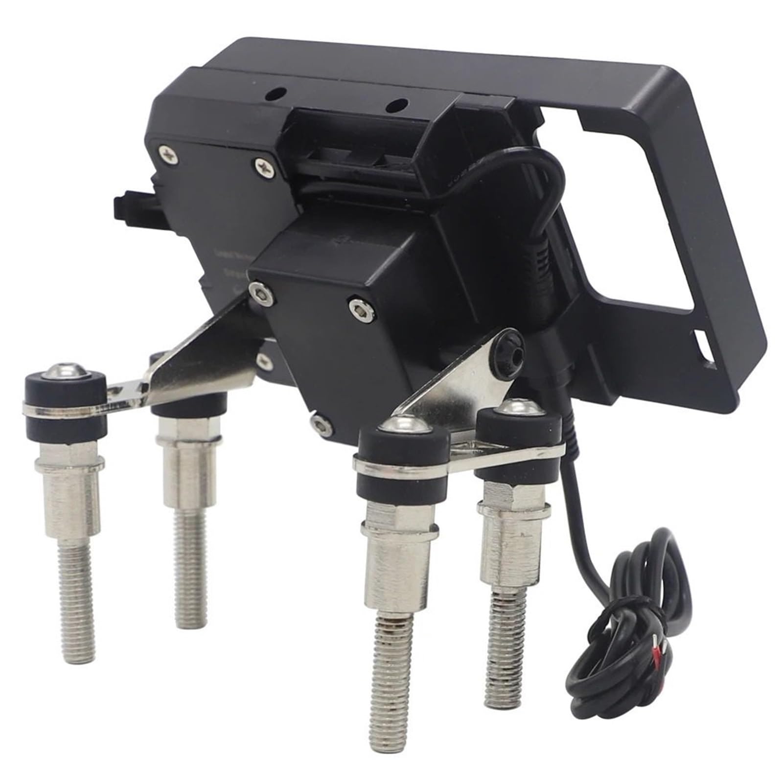 Uchwyt do nawigacji GPS uchwyt Uchwyt na nawigację GPS motocyklową 12 mm z ładowaniem bezprzewodowym do telefonu, pasujący do BMW F750GS F850GS F800GS F700GS R1200R(C)