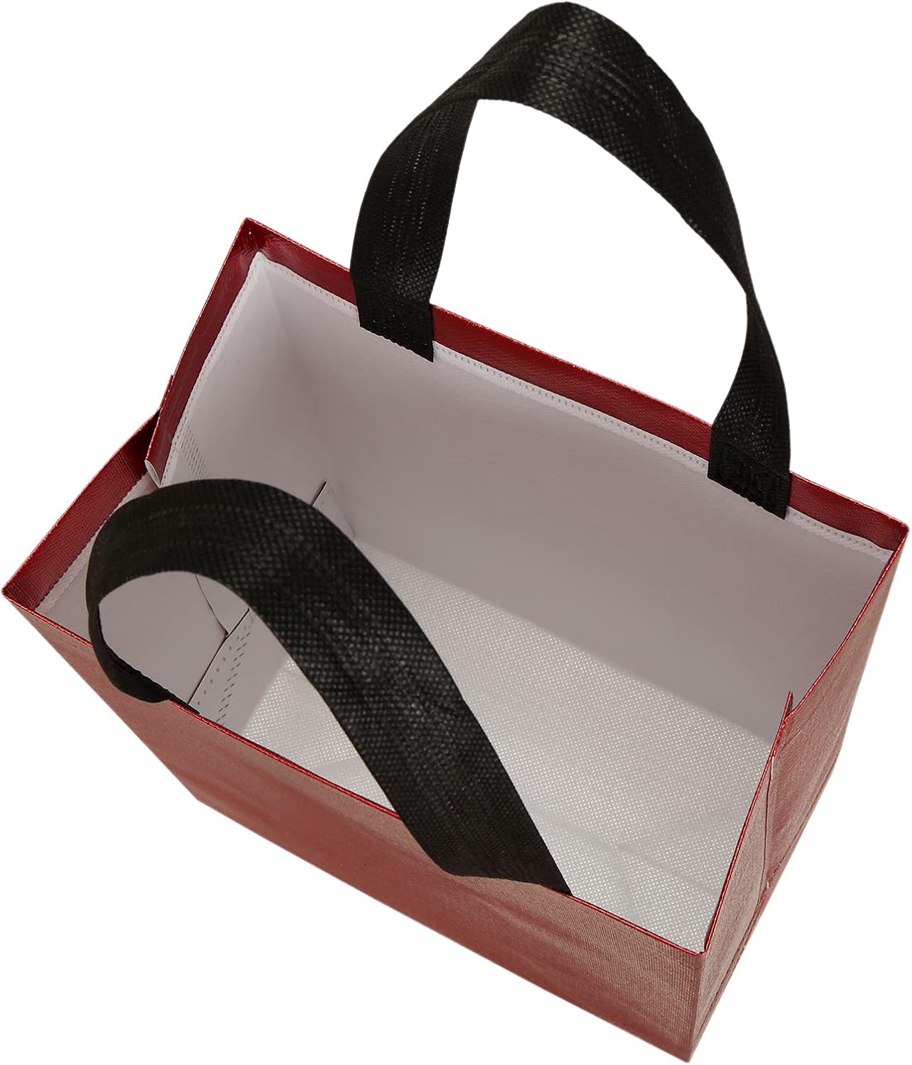 Tosnail 40 Pack 10 x 8 Inches Reusable Gift Bags, Medium Fabric Tote Bag with Handle, Present Bag for Weddings, Birthdays, Party Favors, Baby Showers, Bridal Showers - Assorted 5 Color - Image 4