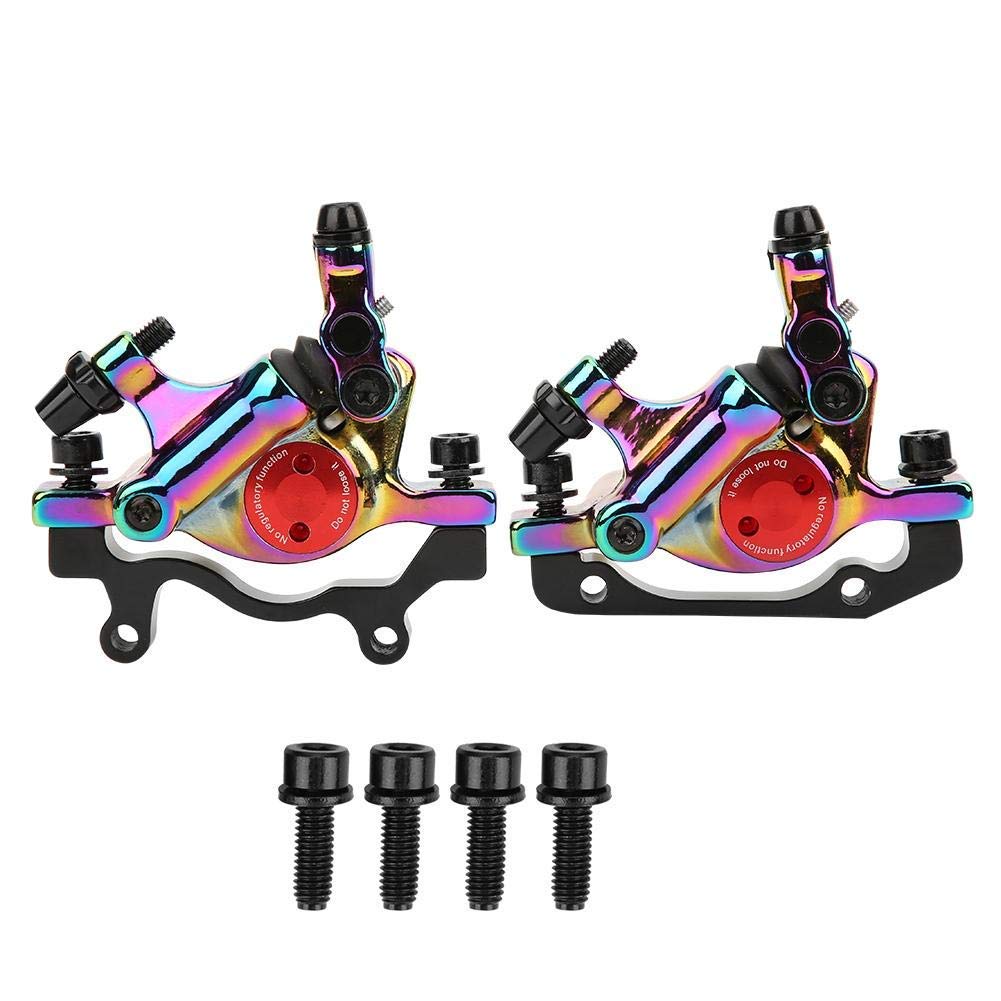 VGEBY Hydraulische Scheibenbremse Set, Aluminiumlegierung, Vorne und Hinten, für Mountainbike, Rennrad, Faltrad, mit Schrauben