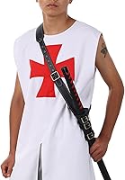Vista 20 de BLESSUME Cinturón medieval de caballero con espada rana funda de estoque, soporte de vaina de estoque, 1 unidad