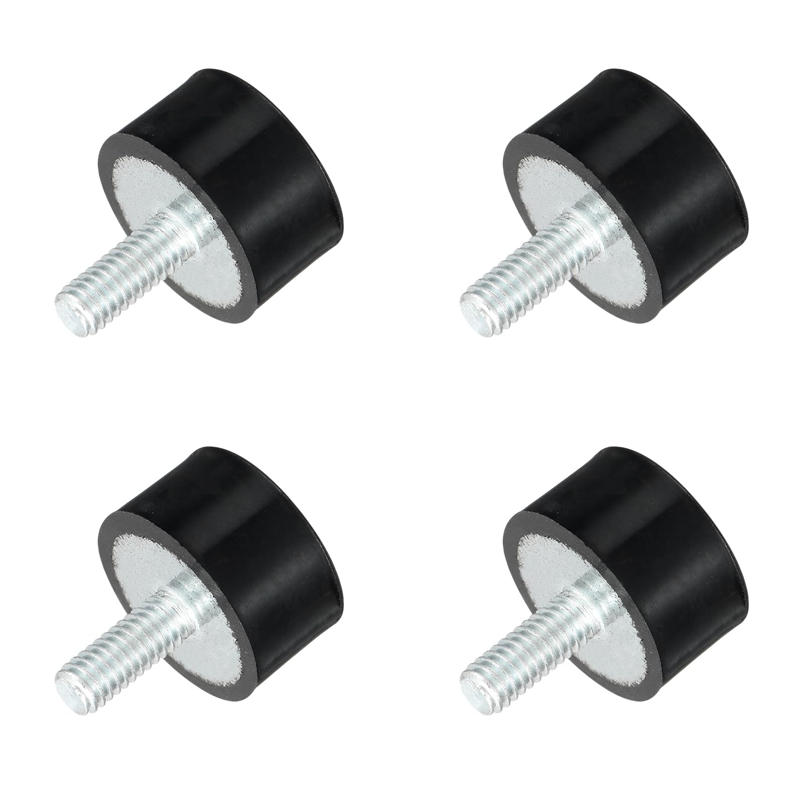 uxcell M6x1.0mm Thread Rubber Mounts, Vibration Isolators, Cylindrical Shock Absorber with Studs 20 x 30mm 4pcs — Amazon image 25