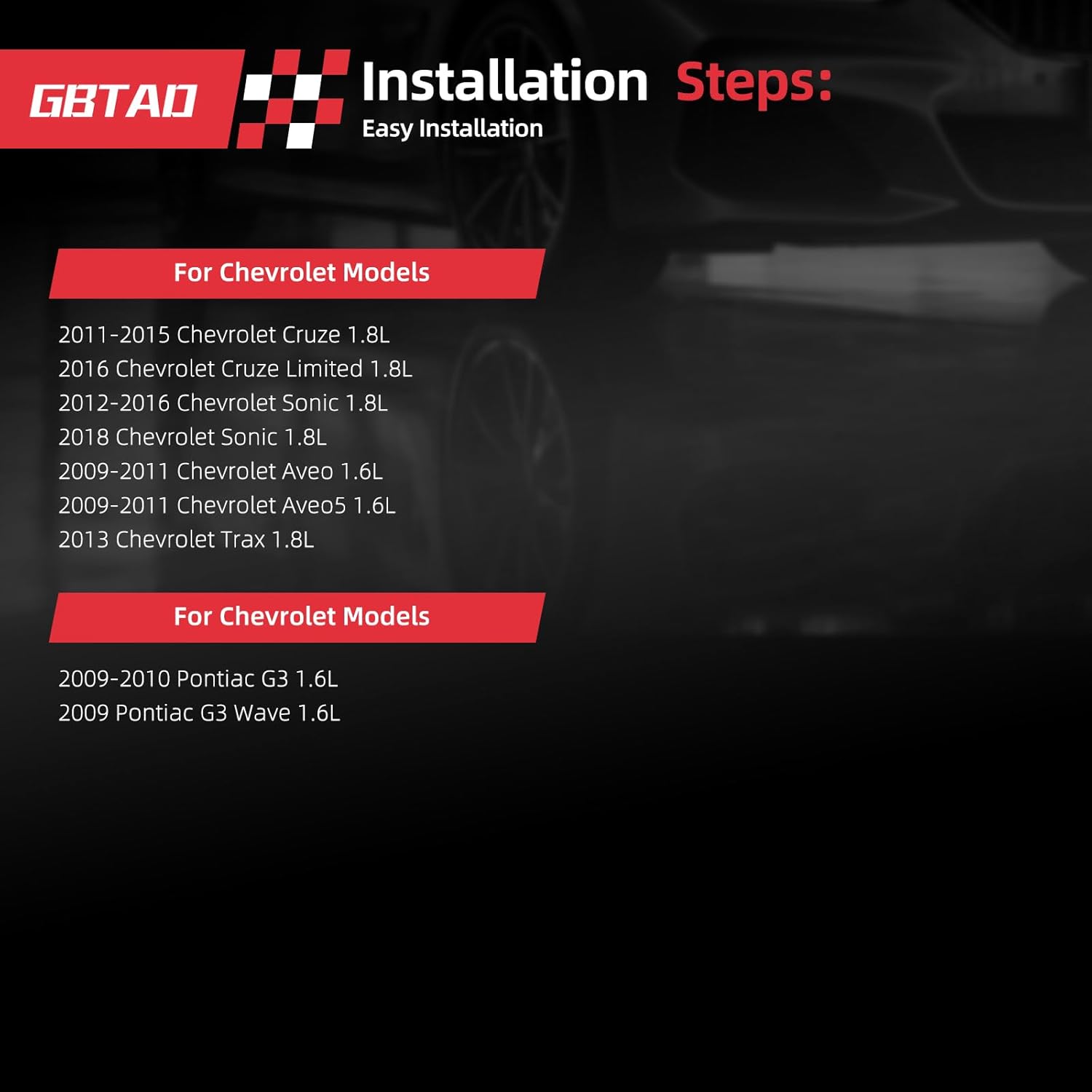 Ignition Coil Pack & Spark Plug & Engine Valve Cover Gaskets Kits for 2011-2015 Chevy Cruze 1.8L, 2016 Cruze Limited 1.8L, 2012-2018 Sonic 1.8L, 2009-2011 Aveo 5 1.6L, 2009 2010 Pontiac G3 1.6L