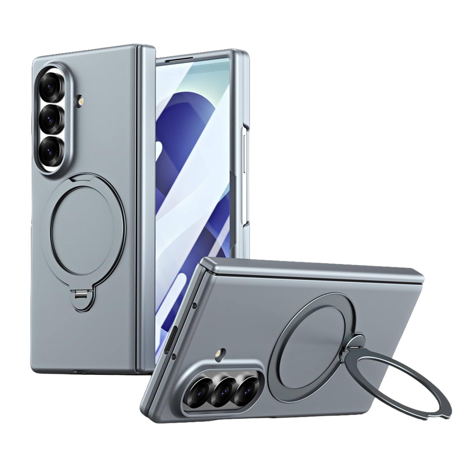 Étui Galaxy Z Fold 8 Ultra givré idéal pour le bureau et vos appels vidéo mains libres
