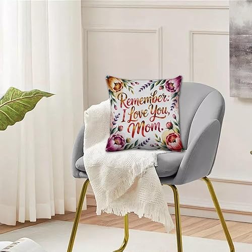 Miniatura 5 de Moms Birthday Gift Ideas Farmhouse Pillow Covers 18X18 for Mom from Daughter Son Mom Valentines Gift Mama Bear Gifts for Mommy Pillow Case Cozy Room
