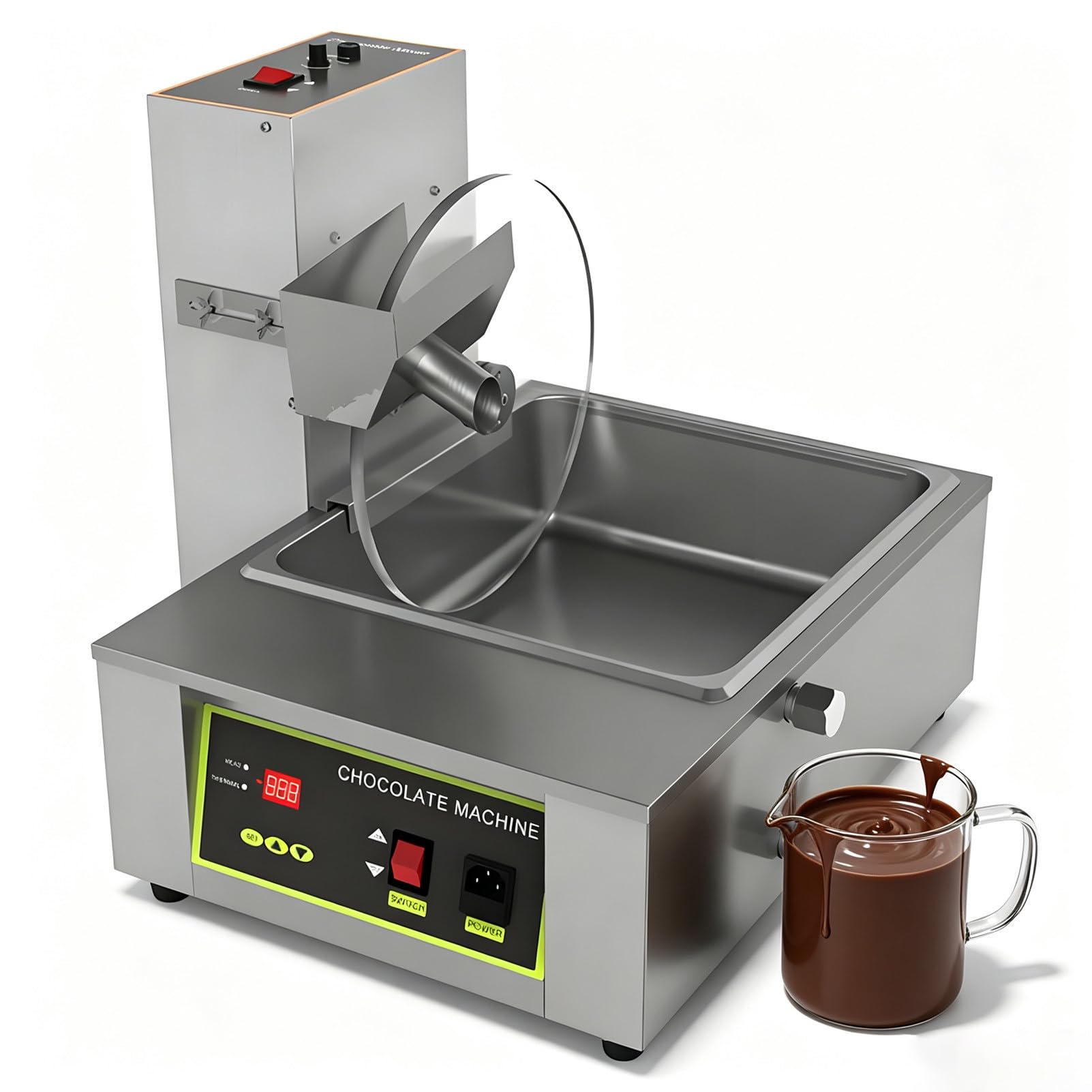 Macchina per Riscaldare Il Cioccolato 8kgMeltingTank+Mixer