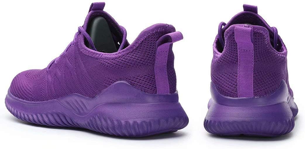 KEEZMZ Womens Ladies Walking Running Shoes Slip On Lightweight Casual Tennis Sneakers Clothes Shoes - Image 4