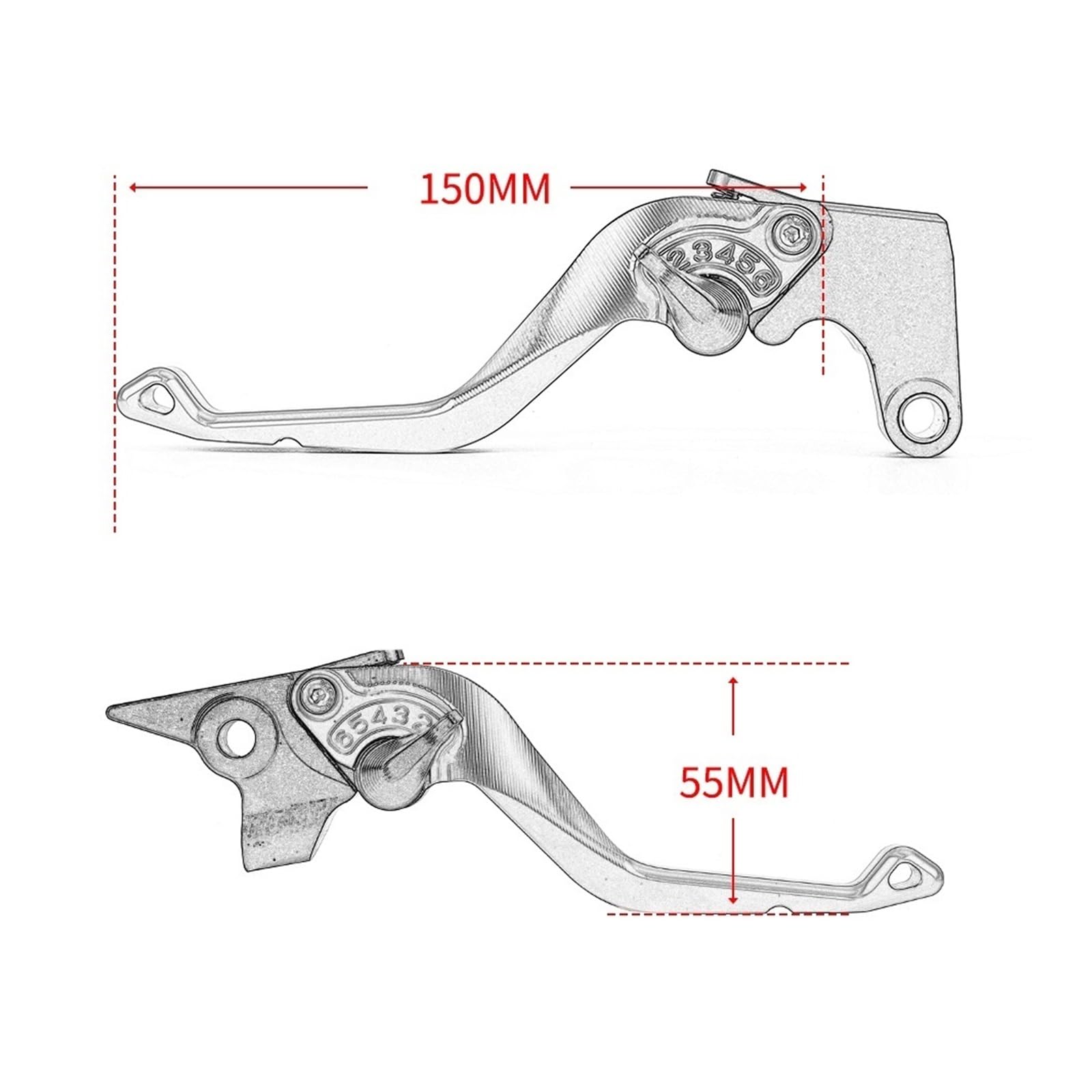 Manubrio Moto Per Ho&nda FORZA 750 FORZA750 XADV 750 XADV750 CNC Leve Freno Frizione Regolabili Corte