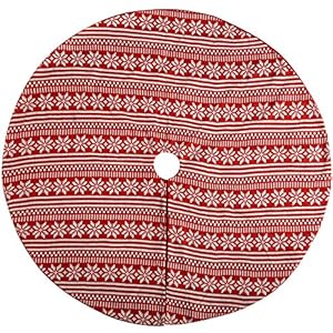 WeRChristmas Fairisle Schneeflocke Weihnachtsbaum Rock 120cm