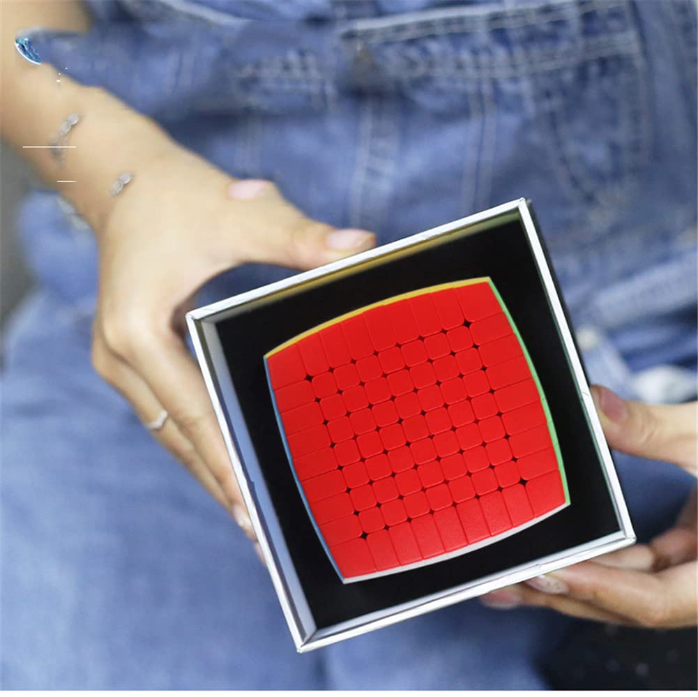 MIPOPS Speed Cube 8x8, 9x9, 10x10, 11x11, 12x12, 13x13, 14x14, 15x15, 17 x 17,19 x 19 Colección de Juguetes Cubo de Rompecabezas de Gama Alta de Gama Alta,09x09