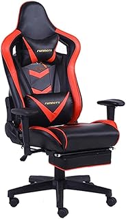 MUBAY Silla de Oficina Ergonomica Silla Ordenador E-Sports Silla Partido en casa Giratorio de elevación Silla de Oficina Silla reclinable Silla Racing Competitiva (Color : Pink)