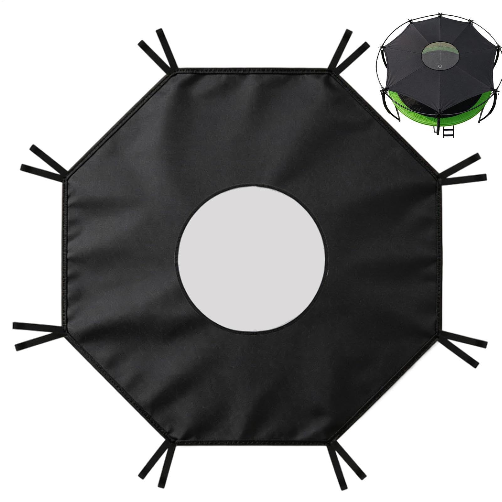 Cubierta De Sombra para Cama Elástica Impermeable Protección Solar