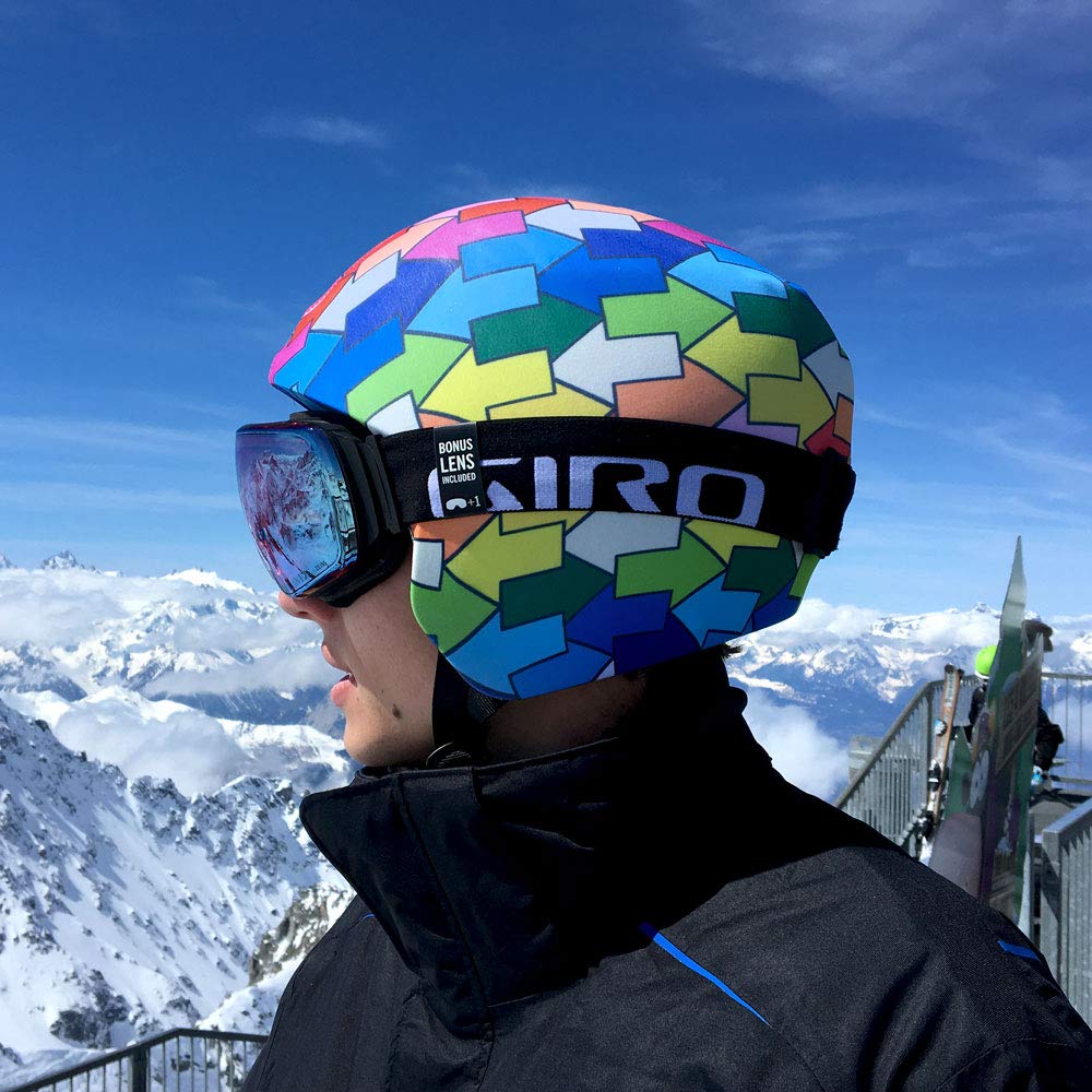 Coolcasc Multisport pokrowiec na kask z nadrukiem strzałek