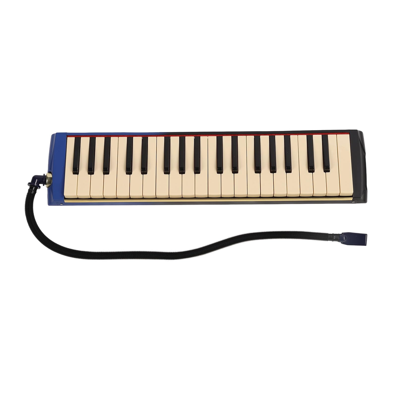 37-klawiszowy Instrument Melodica z Ustnikiem Klawiatura Pianina Powietrznego, Ustnik Klawiatura Pianina Powietrznego Instrument Muzyczny, Miękkie Rurki 2 szt. Ustnik Klawiatura