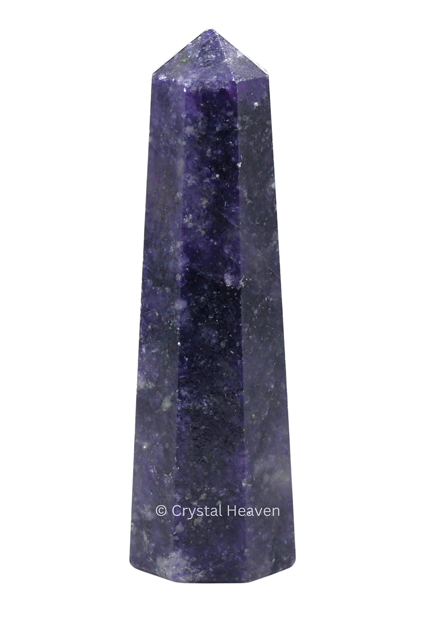 Lépidolite obélisque cristal de guérison pour reiki méditation et chakra agate - 5