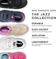 Vista 8 de Saucony - Tenis Baby Jazz con velcro para niñas