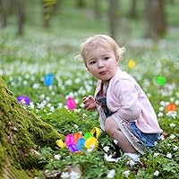 Vista 7 de CAMIRUS 12 Packs Filled Easter Eggs with Mini Plush Animal Toys, Cute Stuffed Animals Keychains Filled Surprise Plastic Eggs for Kids Easter Basket