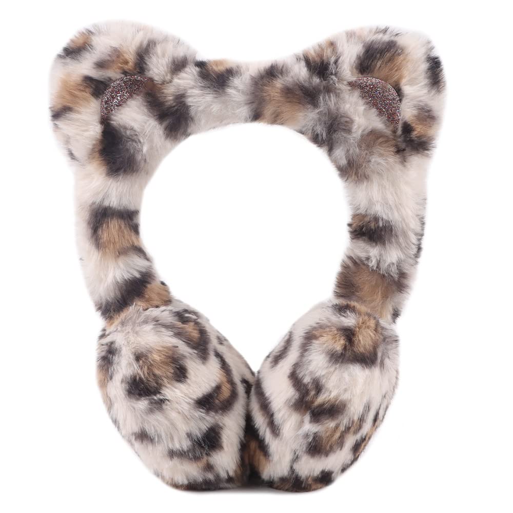 Pesaat Chaud Enfant Cache-oreille D'hiver Mignon Chat Cache Oreille Pour Fille Garçon Oreille Protect