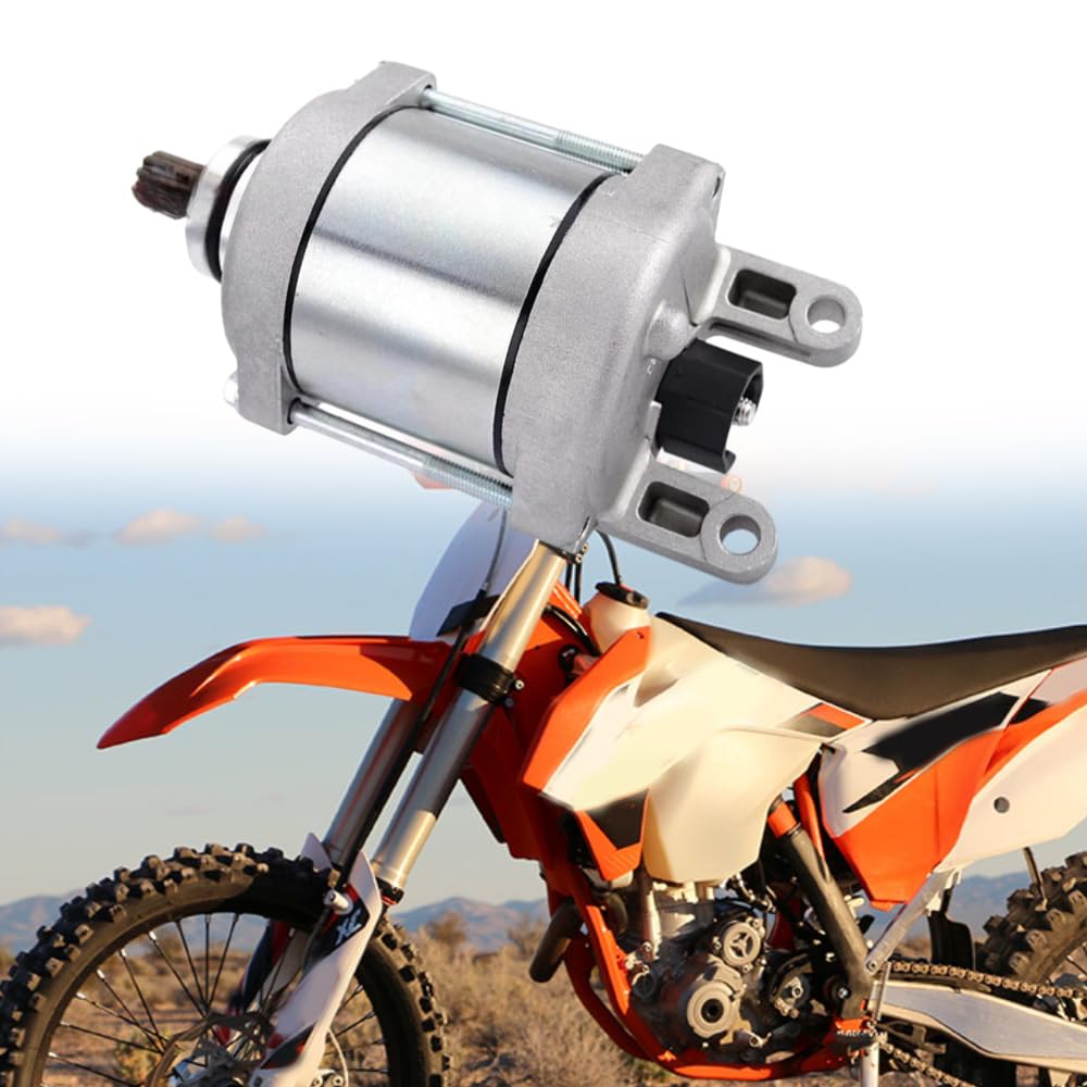 Baceyong Motorino di avviamento elettrico per moto, ricambio a 9 denti, compatibile con KTM 250 350 XC-F 2016-2021 79240001000 2023082201T