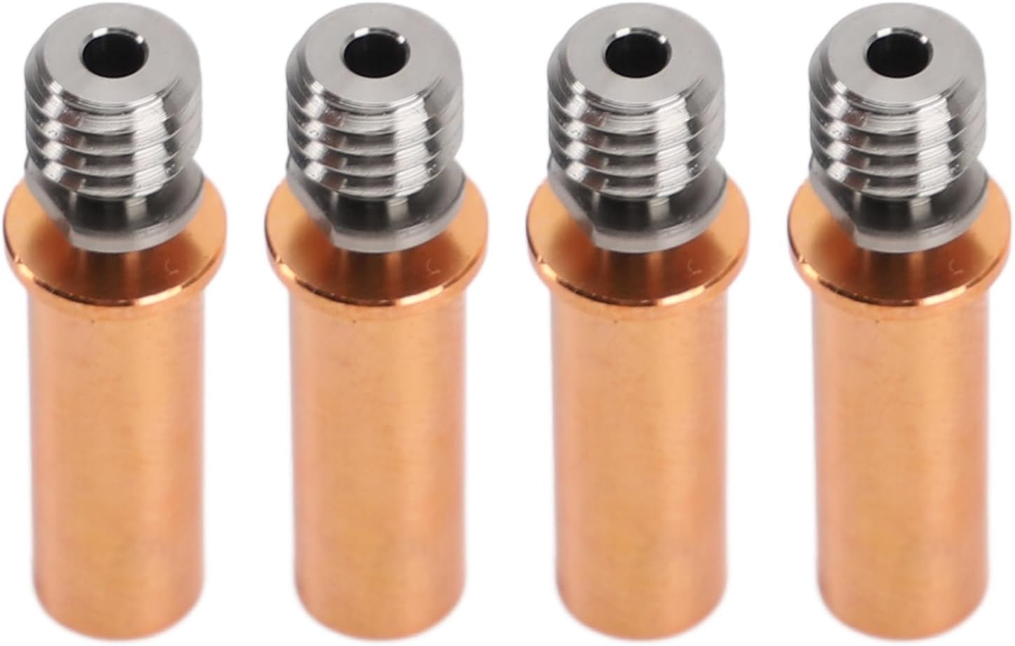3D Printer All Metal Heatbreak, 4pcs 3D Printer Heatbreak Replacement Professional Copper Alloy Extruder Throat Tube for Accessories (#1)