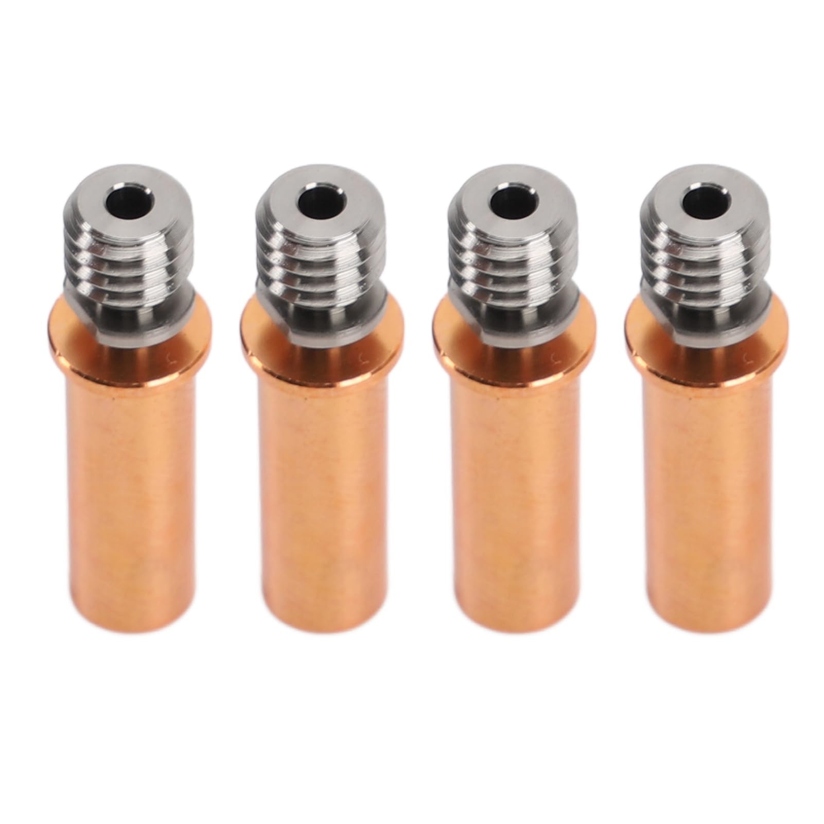 3D Printer All Metal Heatbreak, 4pcs 3D Printer Heatbreak Replacement Professional Copper Alloy Extruder Throat Tube for Accessories (#1)