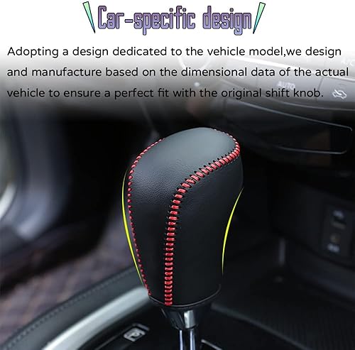 Miniatura 6 de Accesorios interiores personalizados para Nissan Rogue Rogue Sport, Altima Frontier, Murano Pathfinder Sentra, cubierta de piel con perilla de