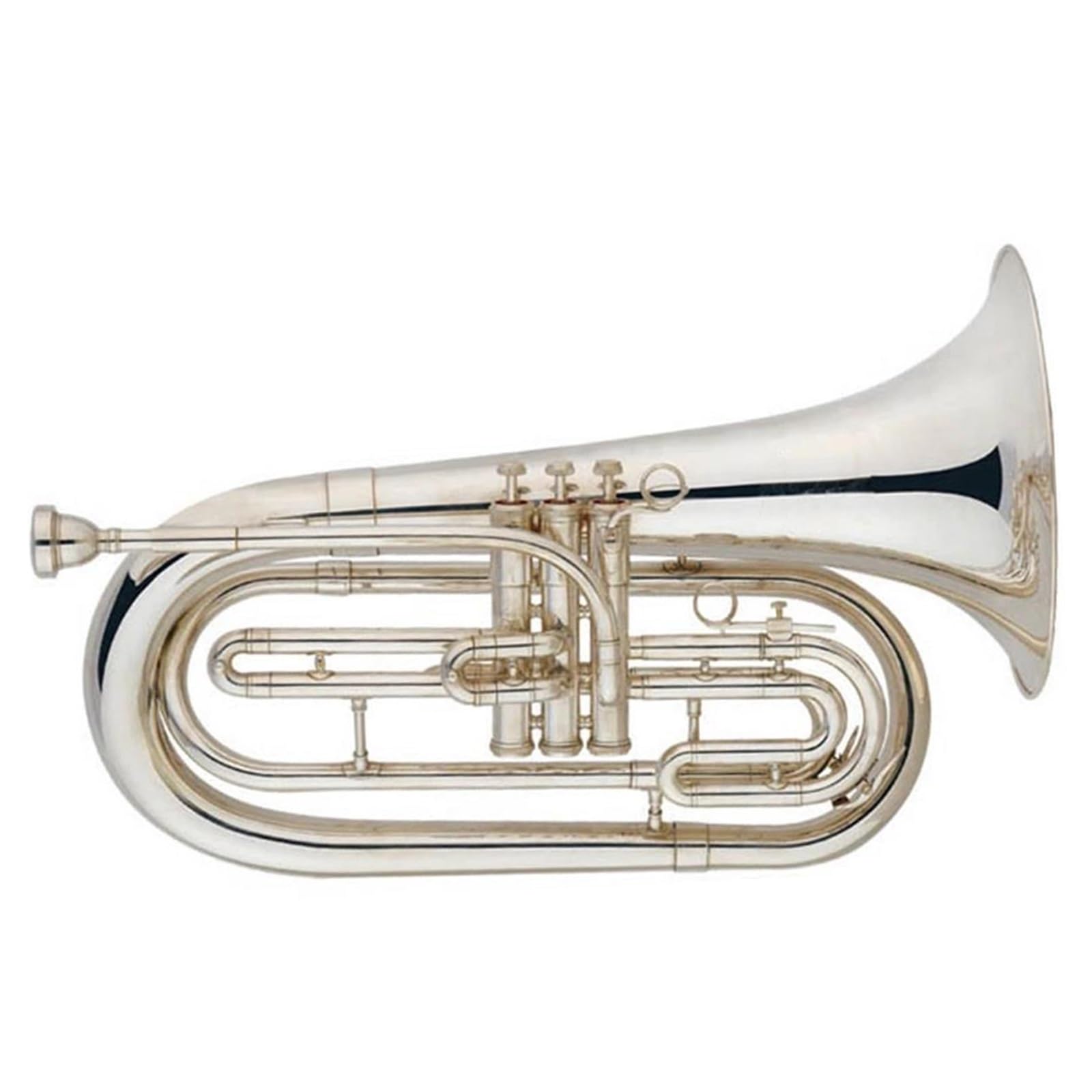Eufonium Niklowany Ton Bb Marching Euphonium Baryton Horn Profesjonalne Wykonanie