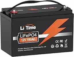 h*4様 リン酸鉄リチウムバッテリー　100AH 8個セット 楽天市場】LiTime 12V 100Ah Mini リン酸鉄リチウムイオン