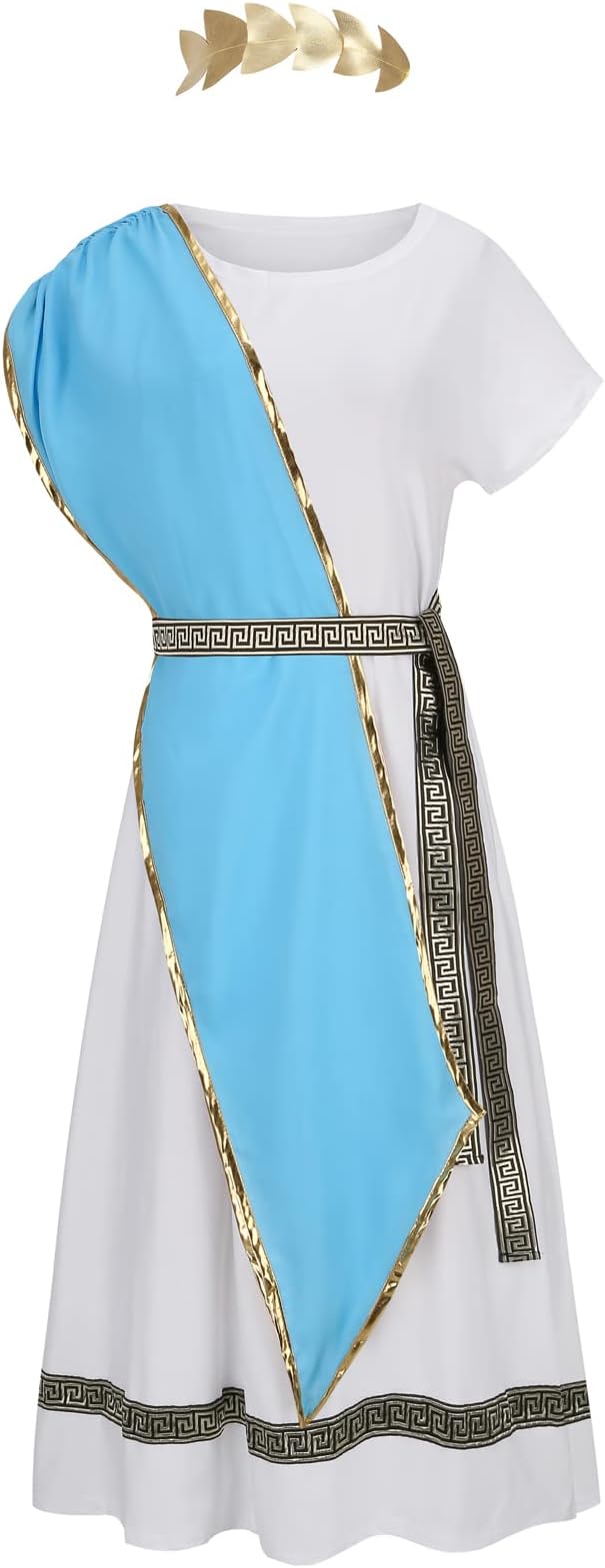 Colorful House Women White Short Toga Costume Adult Roman costume Greek Goddess Dress Costume