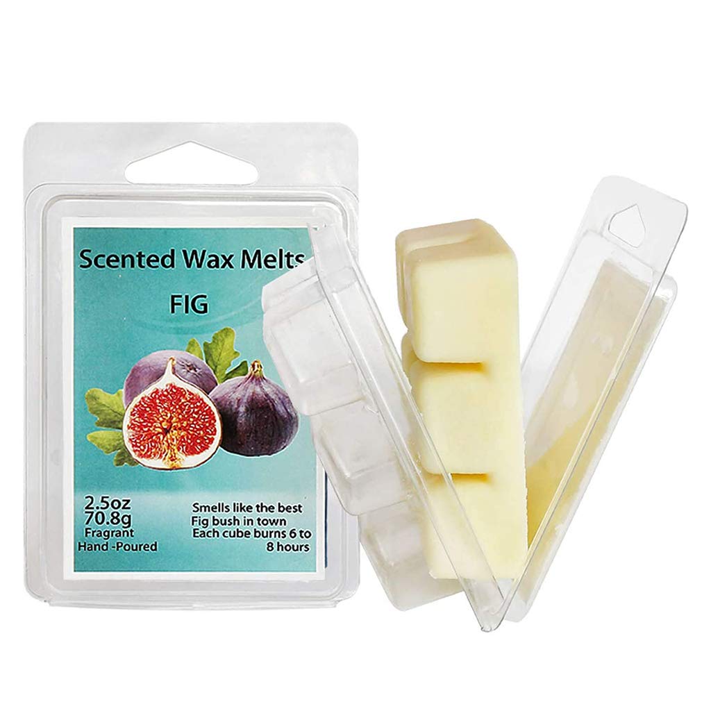 Cera profumata da sciogliere, cubi di cera di soia profumata, 8 x 2,5 once, gelsomino, rosa, bergamotto, fico, vaniglia, limone, lavanda primaverile