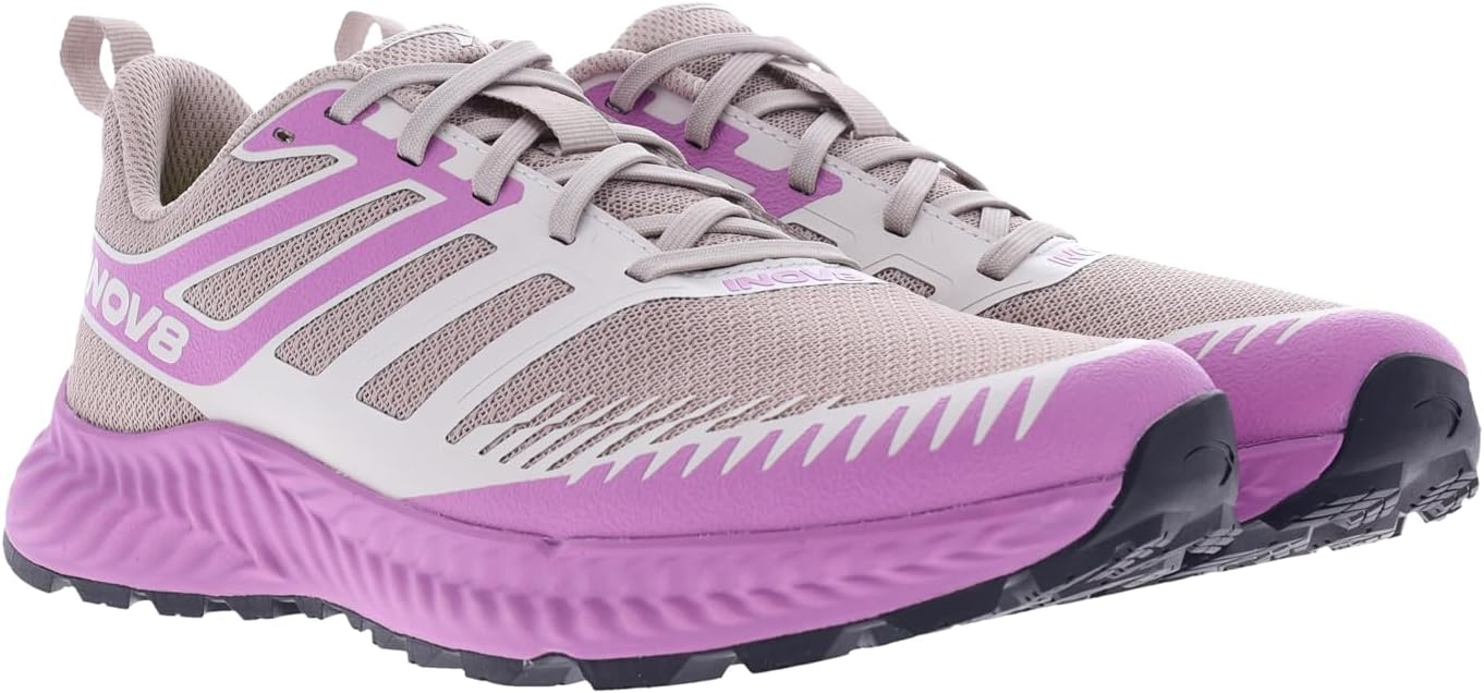 INOV8 Trailfly Women's Trail Running Shoes - Grey/Purple - 7