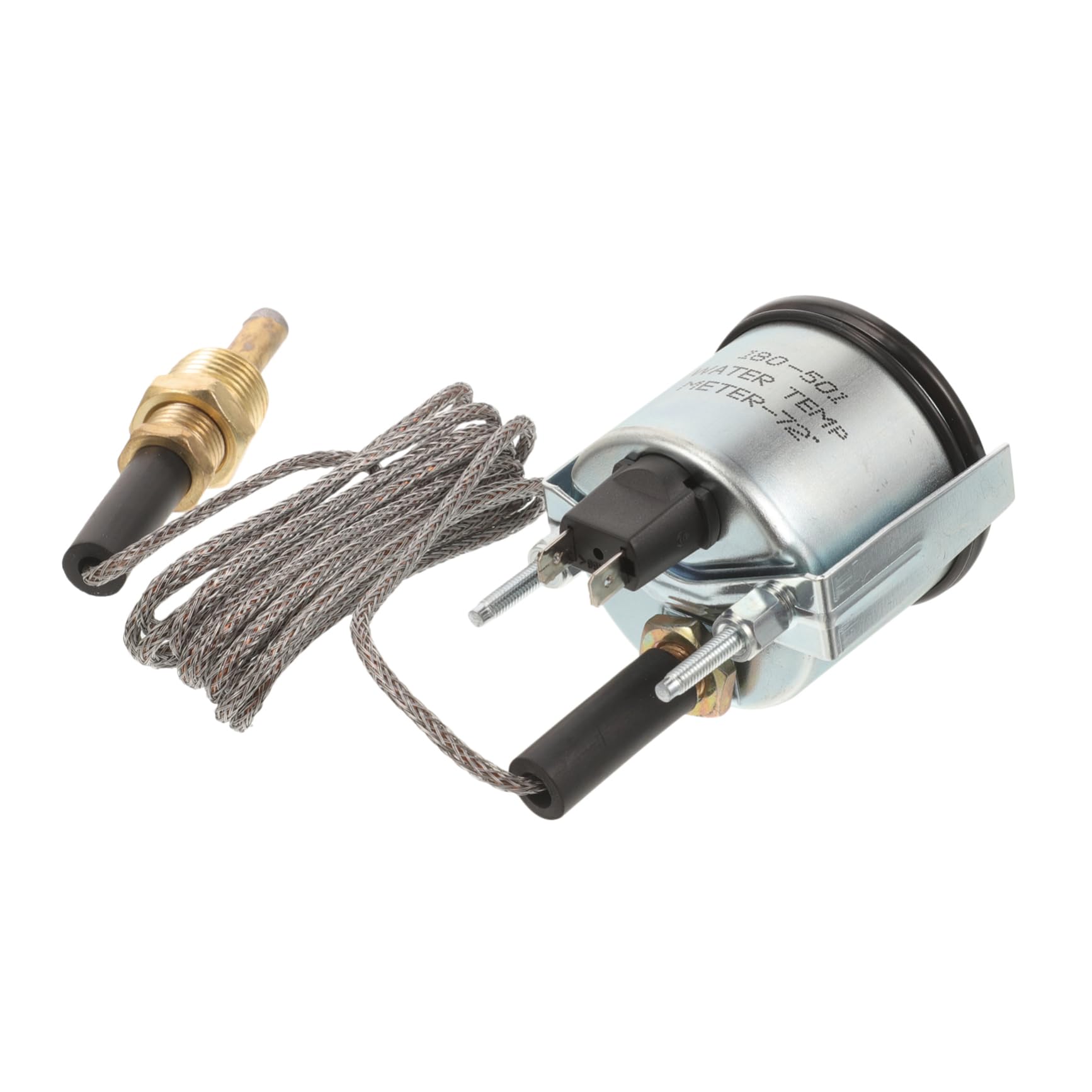 POPETPOP Indicatore Meccanico Temperatura Acqua Auto con Sensore Misuratore Temperatura Serbatoio Acqua per Veicoli Installazione Facile Monitoraggio in Reale Celsius e Fahrenheit