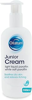 Oilatum Junior Cream, For Eczema and Dry Skin Conditions, Rich Moisturiser for Sensitive, Itchy Skin, Fragrance Free, Suitable for Babies and Children, 1 x 350ml