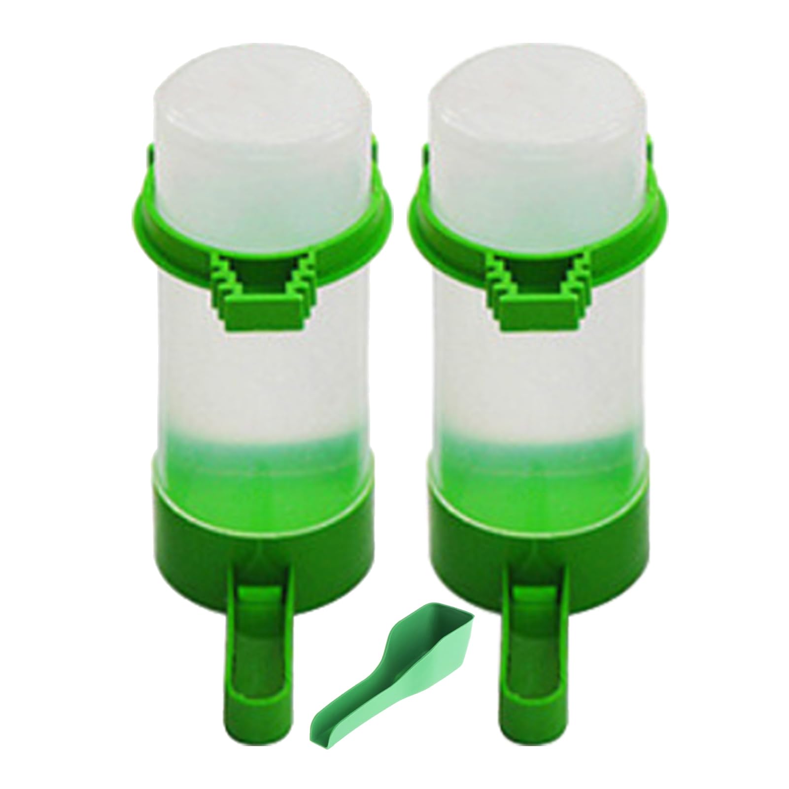 Keptfeet Distributore Automatico di Acqua,Distributore d'Acqua per Uccelli per Gabbia - Contenitore per abbeveratoio, Gabbia per Uccelli con distributore d'Acqua per pappagalli Budgie Cockatiel
