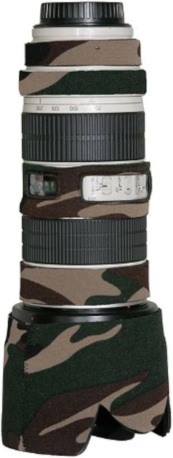 LensCoat Lens Cover for Canon 70-200IS f/2.8 Camouflage Neoprene Camera Lens Protection (Realtree Max4 HD)
